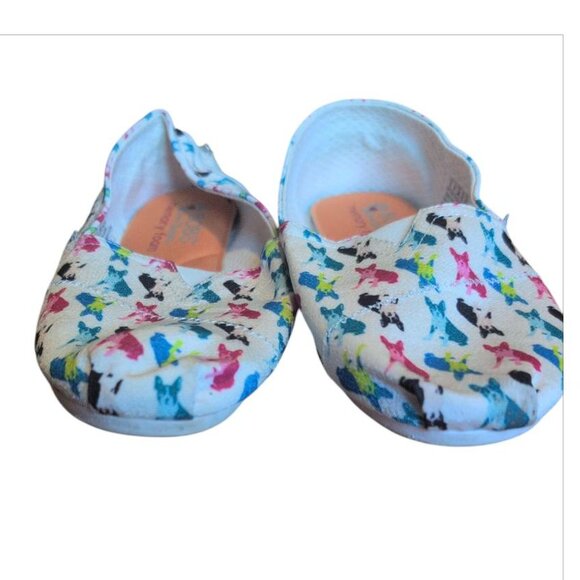 Bobs by Skechers Memory Foam Slip-on Shoes with Dog Print Comfy Casual Loafers - Picture 3 of 6